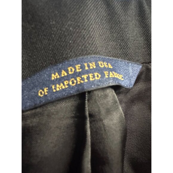 Brooks Brothers 1818 Regent Blazer 46L  Jacket Two Button USA Made *Holes* - Picture 7 of 15